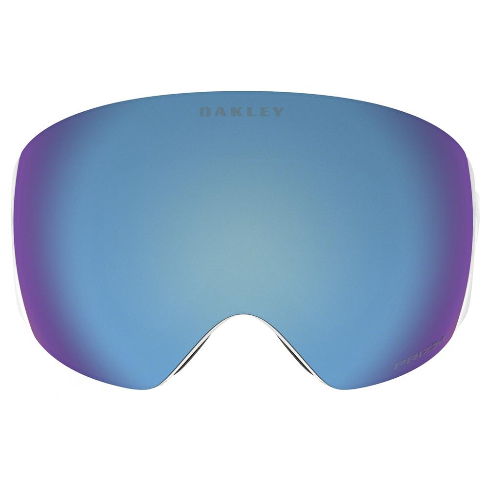 Oakley Masque de Ski Flight Deck Factory Pilot Whiteout Prizm Sapphire Iridium Profil