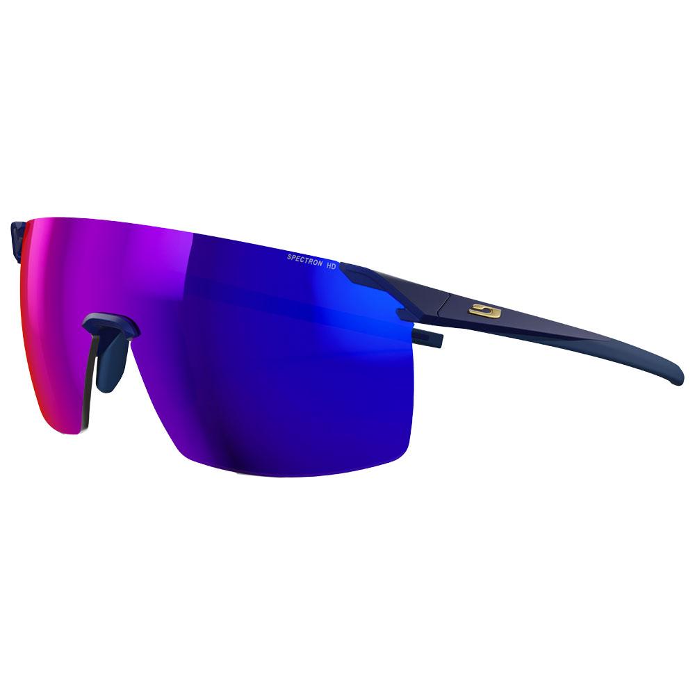 Julbo - Faster M Mat Bleu Foncé Or Spectron Hd 3 - Sonnenbrille - Blau - Glisshop.de