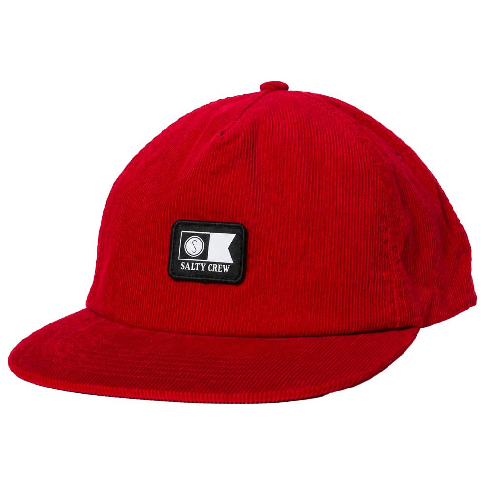 Salty Crew - Flagship Cord Snapback Washed Red - Cap