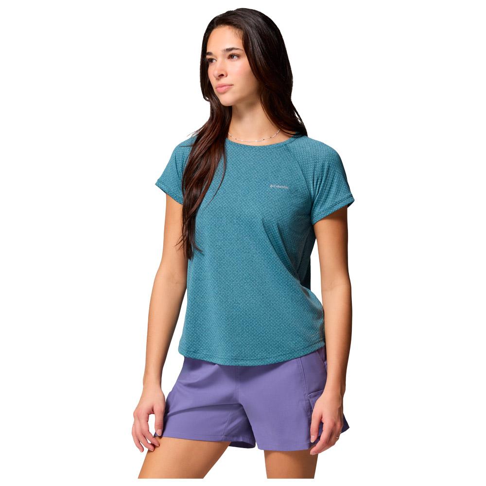 Columbia - Bogata Bay Short Sleeve Everblue - S - Hiking tee-shirt