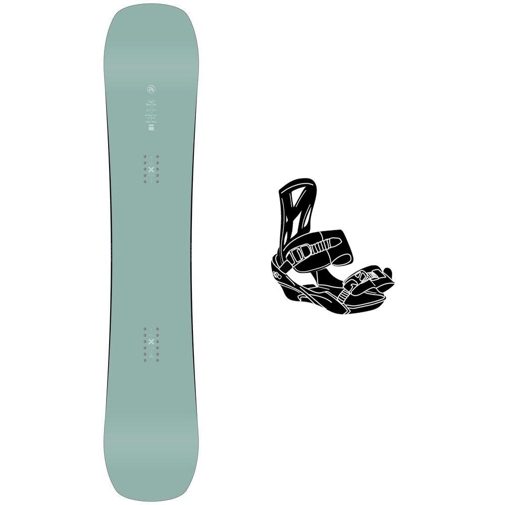 Amplid - Snowboard set Memory Stick + bindings - Snowboard