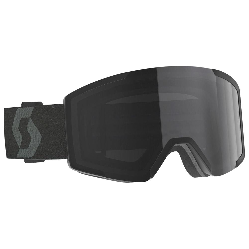 Scott - Shield Mineral Black Solar Black Chrome - Skibrille - Schwarz - Herren - Glisshop.de