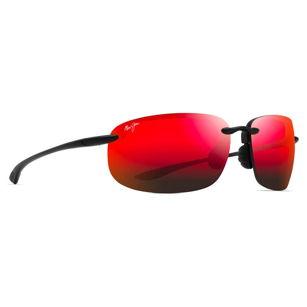 Maui Jim - Ho'okipa Xlarge Noir Mat Hawaii Lava MauiPure - Sunglasses