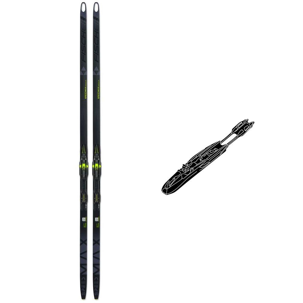 Fischer - Pack Nordic Ski Speedmax 80 Skate Plus 115 Stiff - 186 + World Cup Skate IFP - Nordic Ski