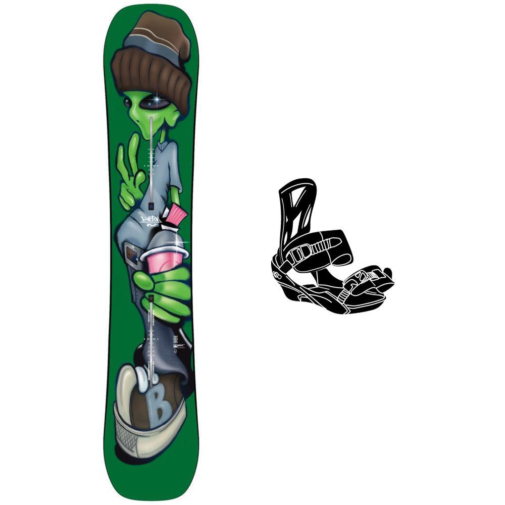 Burton - Pack Snowboard Good Company Alien - 152 + Beam - Snowboard