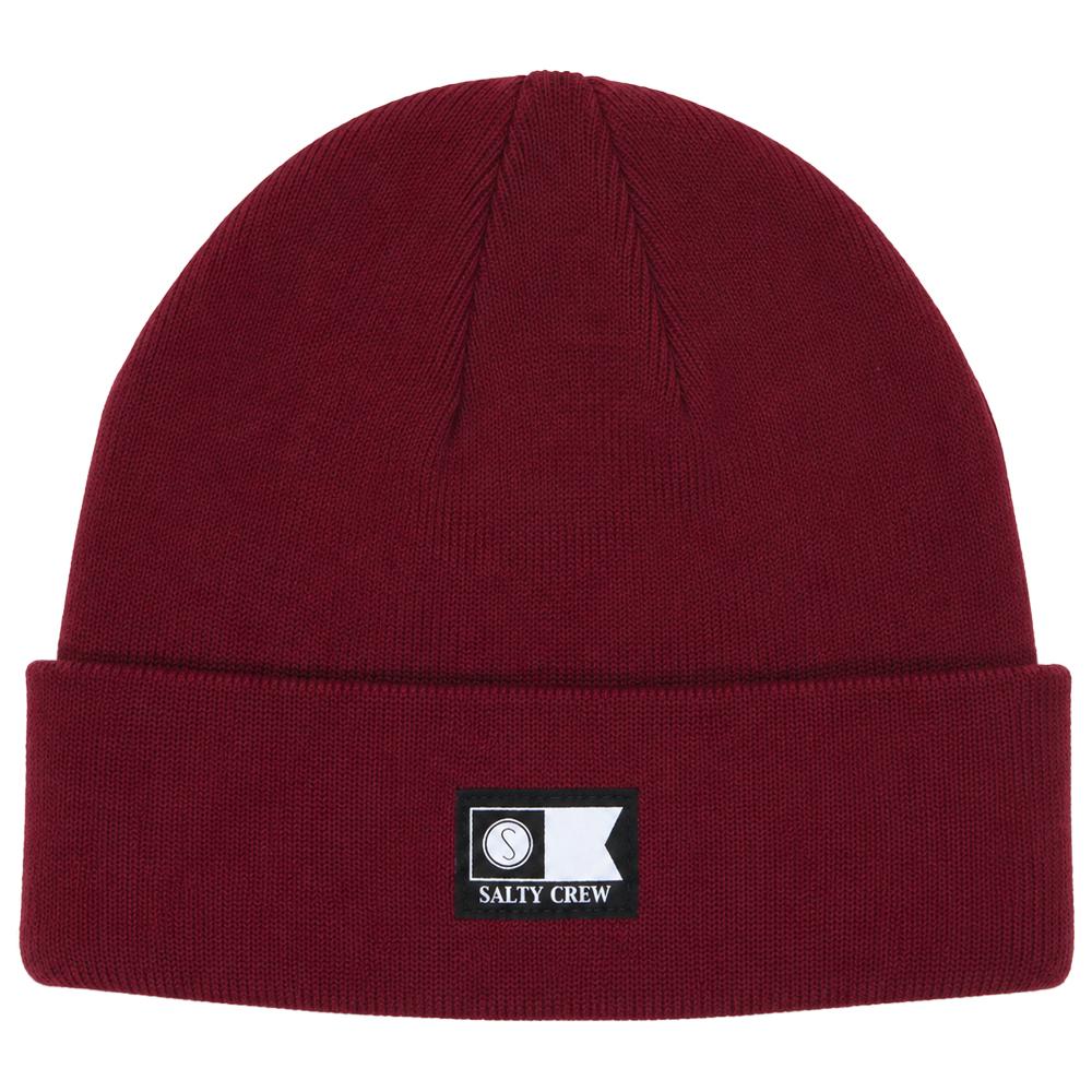 Salty Crew - Flagship Beanie Burgundy - Beanies