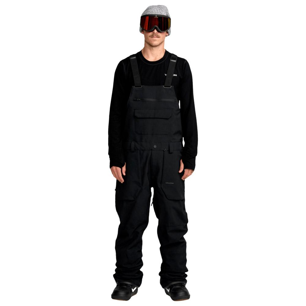 Volcom - Roan Bib Overall Black - S - Technical pants