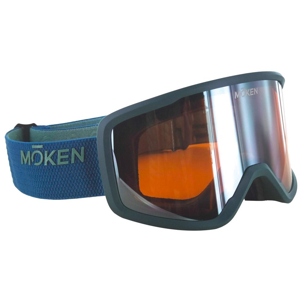 Moken Vision - Two Blue Silver Orange Flash Silver - Goggles
