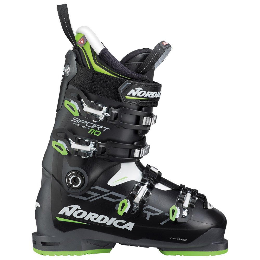 Botas de esquí Nordica Sportmachine 110 Nero Antracite Verde Invierno 2021 Glisshop