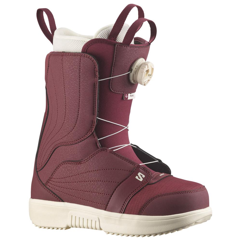 Salomon - Pearl Boa Tawny Port - 24.5 - Boots