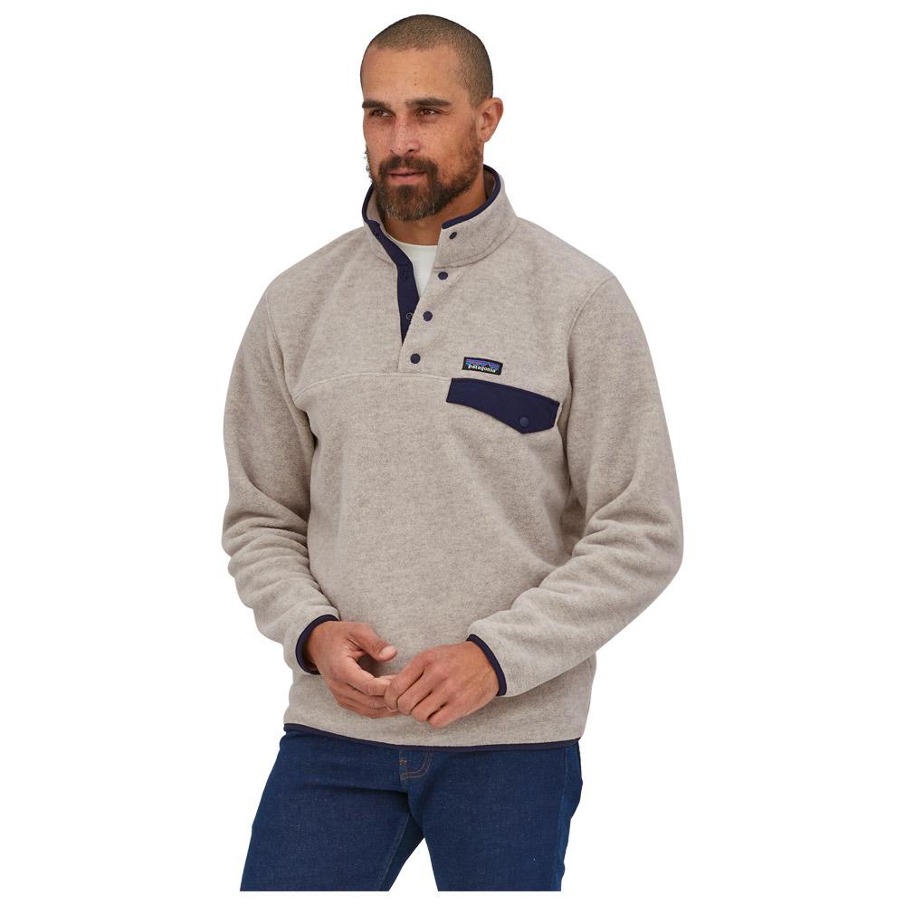 Patagonia Sweater Lightweight Synchilla Snap T Oatmeal Heather Winter 2025 Glisshop