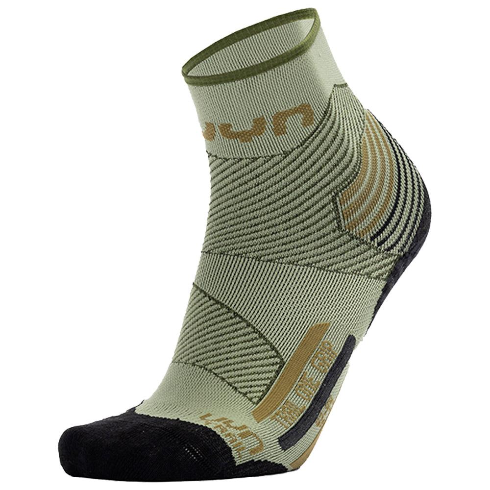 Uyn - Man Run Trail One Grip Green Black - 45-47 - Trailrunning-Socken