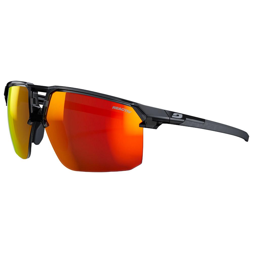 Julbo - Liry Brillant Noir Gris Foncé Translucide Brillant Reactiv 1-3 Light Amplifier - Sunglasses