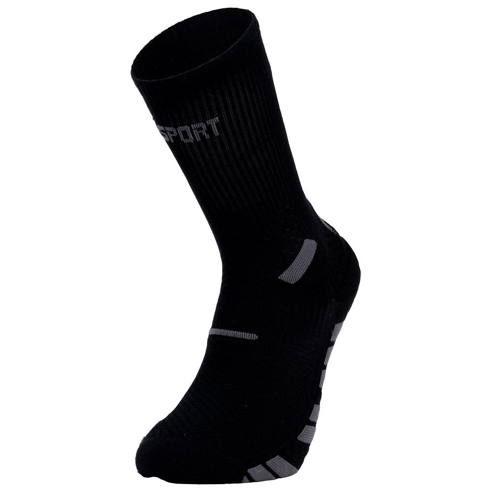 Bv Sport - Trail Socks Ultra High Noir Gris - 45-47 - Socks