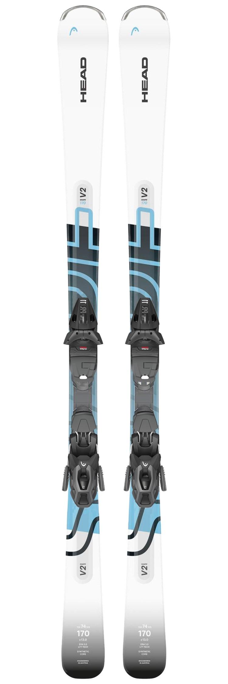 Head - Pack Ski Shape V2 White - 163 + Pr 10 Gw Promo Br.85 Solid Black - Ski - Größe 163 - Schwarz - Glisshop.de