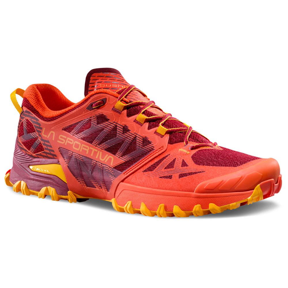 La Sportiva - Bushido III Tomato Sangria - 46 - Trailrunning-Schuhe - Größe 46 - Tomato Sangria - Herren - Glisshop.de