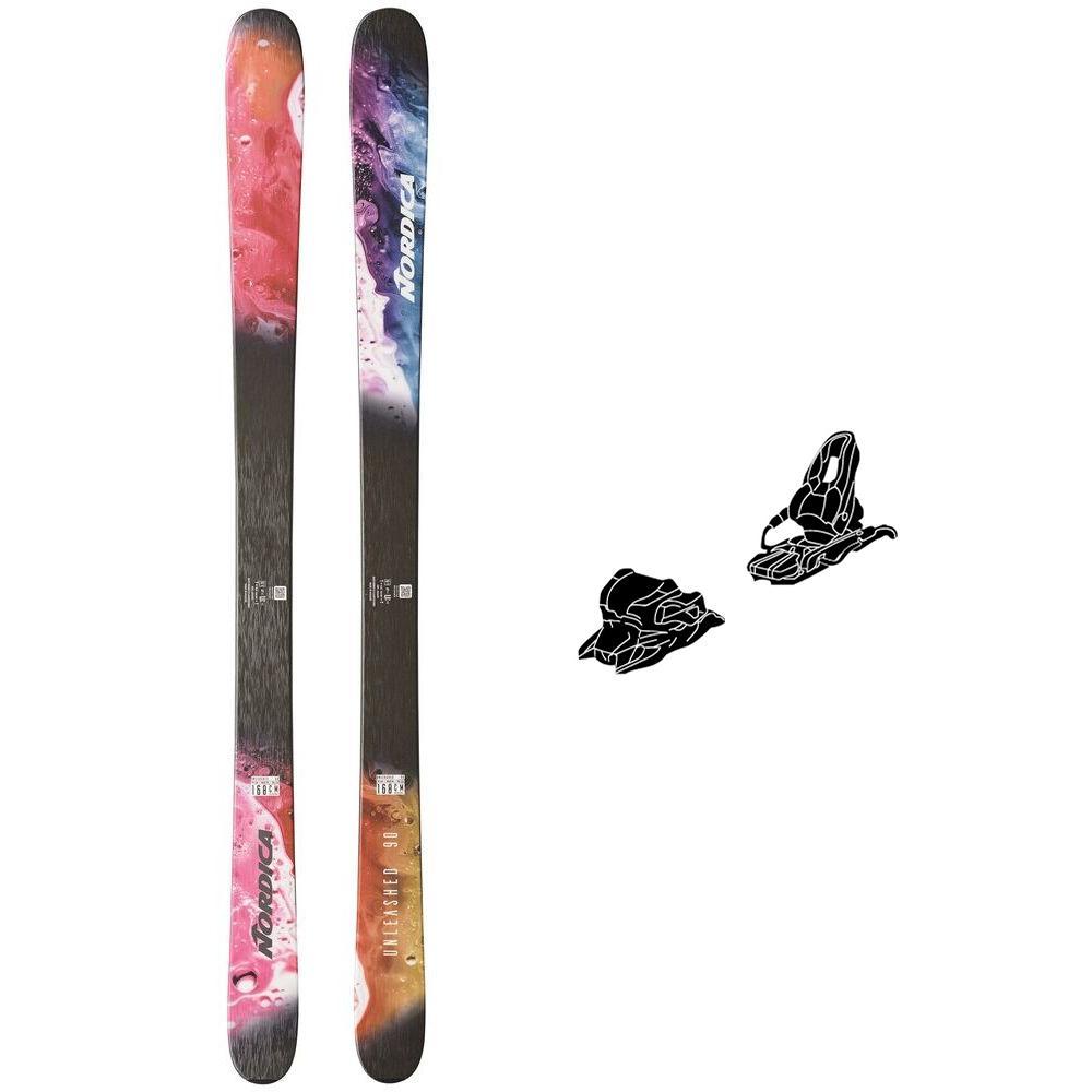 Nordica - Alpine ski set Unleashed 90 + bindings - Ski