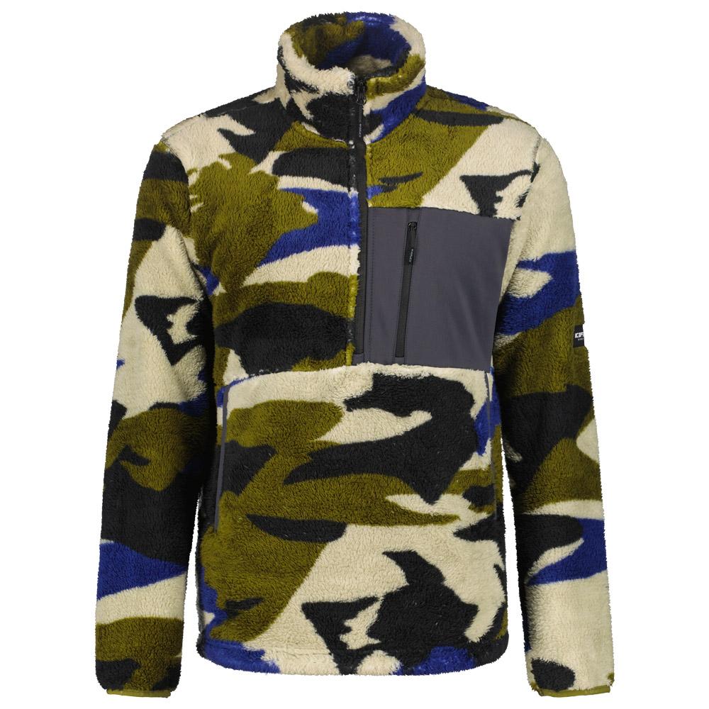 Icepeak - Crary Olive - L - Fleece - Größe L - Olive - Herren - Glisshop.de