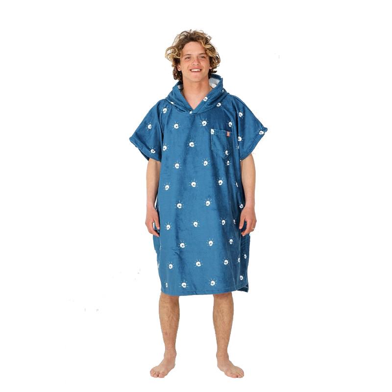 After Essentials - Beach Poncho Skulls Ink - Changing Robe