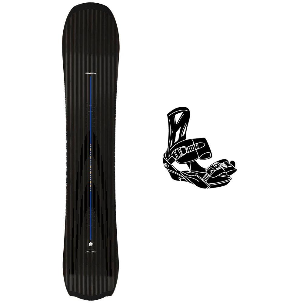 Salomon - Snowboard set Fastlane + bindings - Snowboard