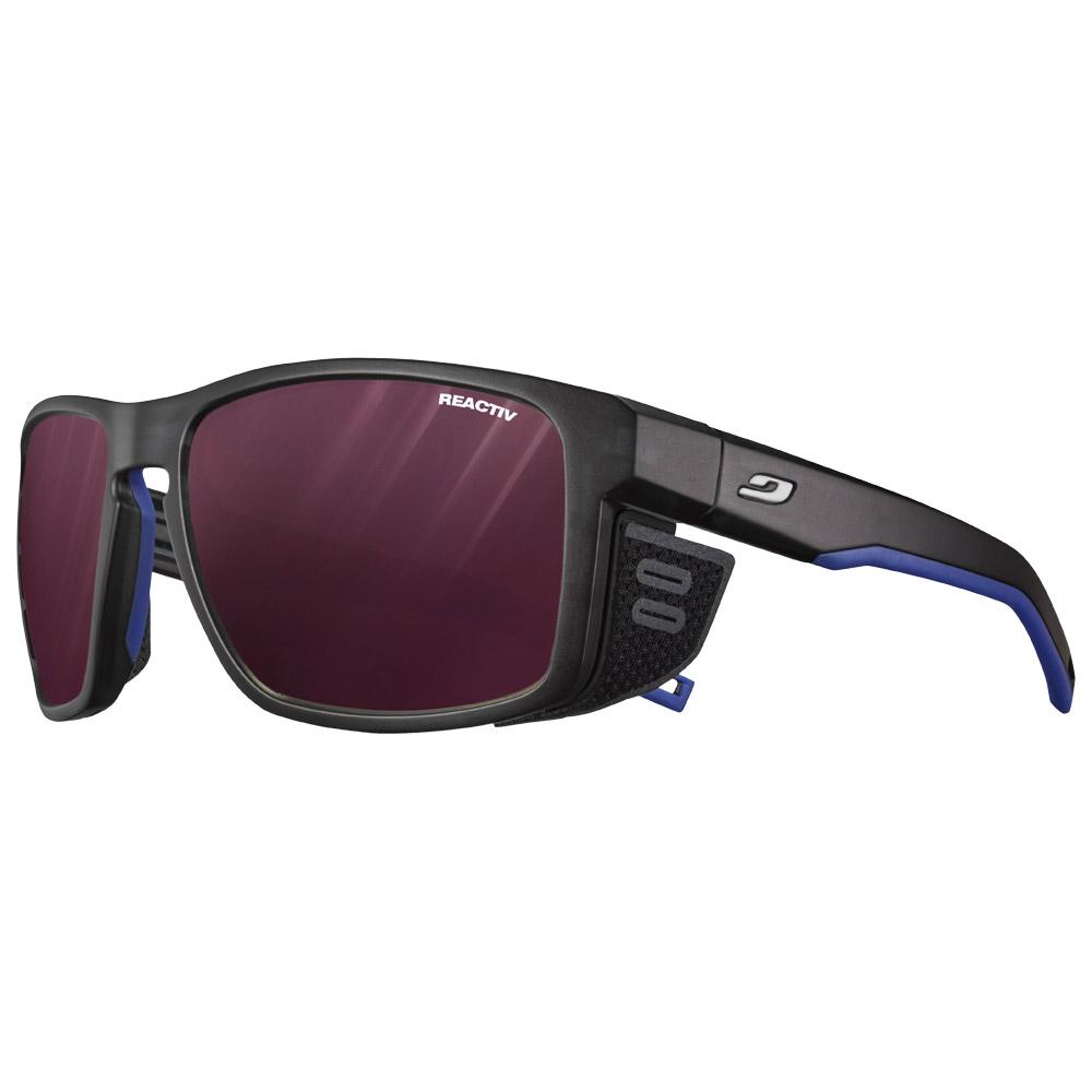 Julbo - Shield Translucide Mat Noir Bleu Reactiv High Contrast 0-4 - Sunglasses