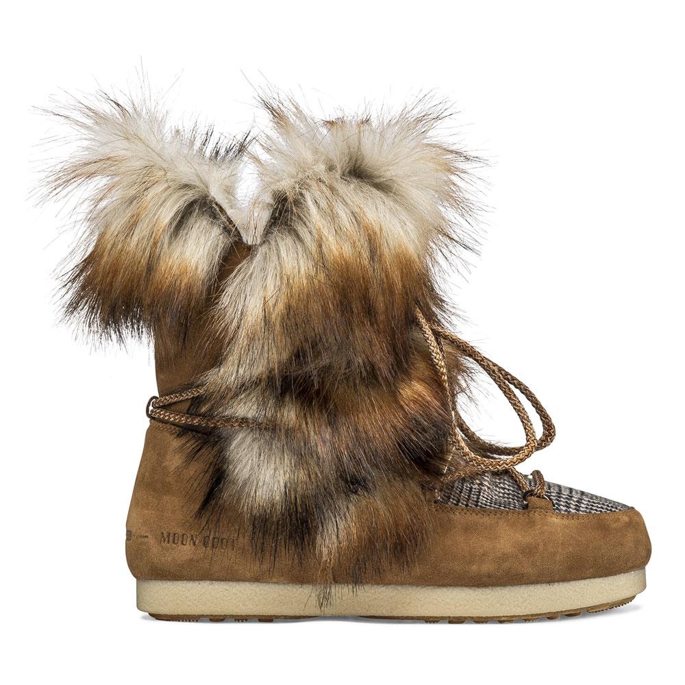 Chaussure Après Ski Moon Boot Far Side High Faux Fox Whiski - Hiver 2020 |  Glisshop