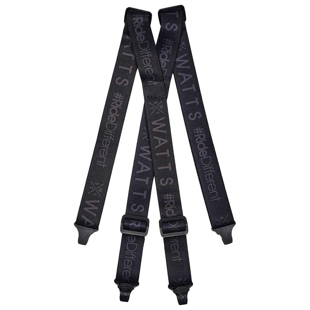 Watts - Xkitt Removable Suspenders Full Black - Braces