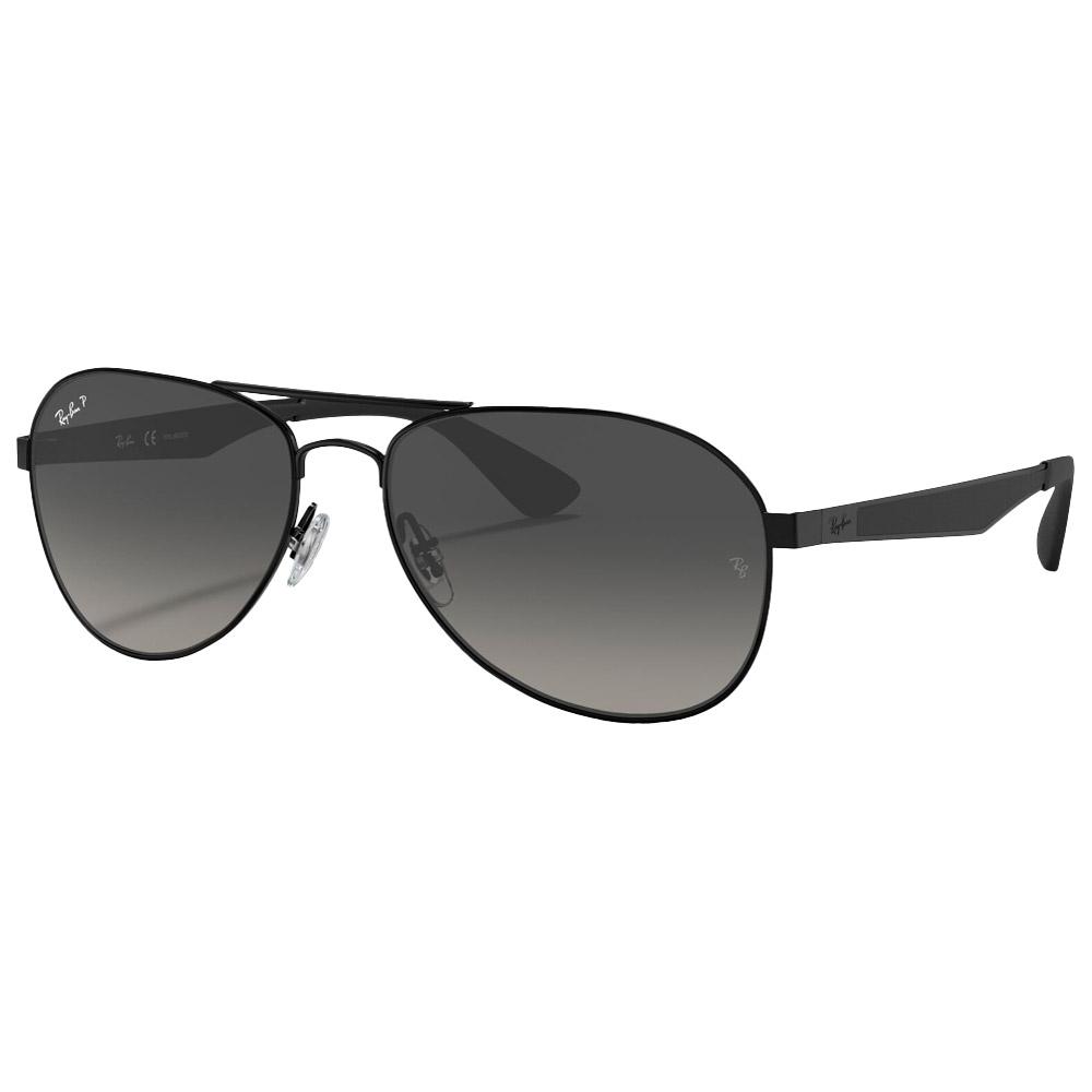 Ray Ban - RB3549 Polished Black Grey Polar - 58 - Sunglasses