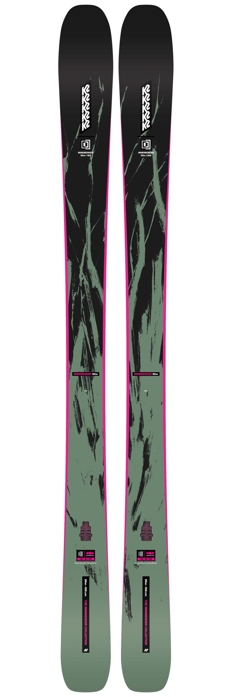 K2 - Pack Ski Mindbender 96 W - 163 + 11.0 Tp 100mm Black Anthracite - Ski