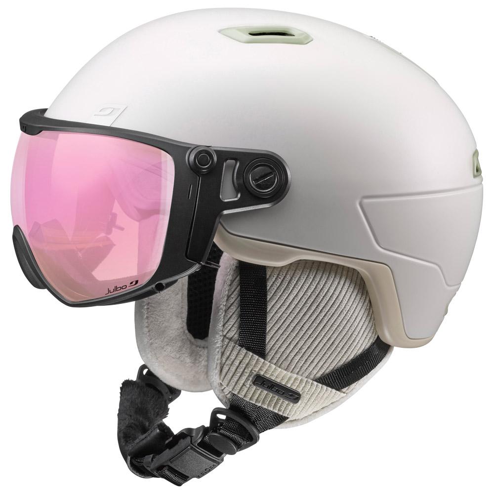 Julbo - Globe Evo Blanc Beige Reactiv 1-3 High Contrast - M - Helmet w/ visor