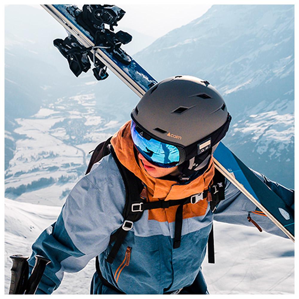 Masque de Ski Cairn Ultimate Mat Black Blue Spx 3000ium Hiver