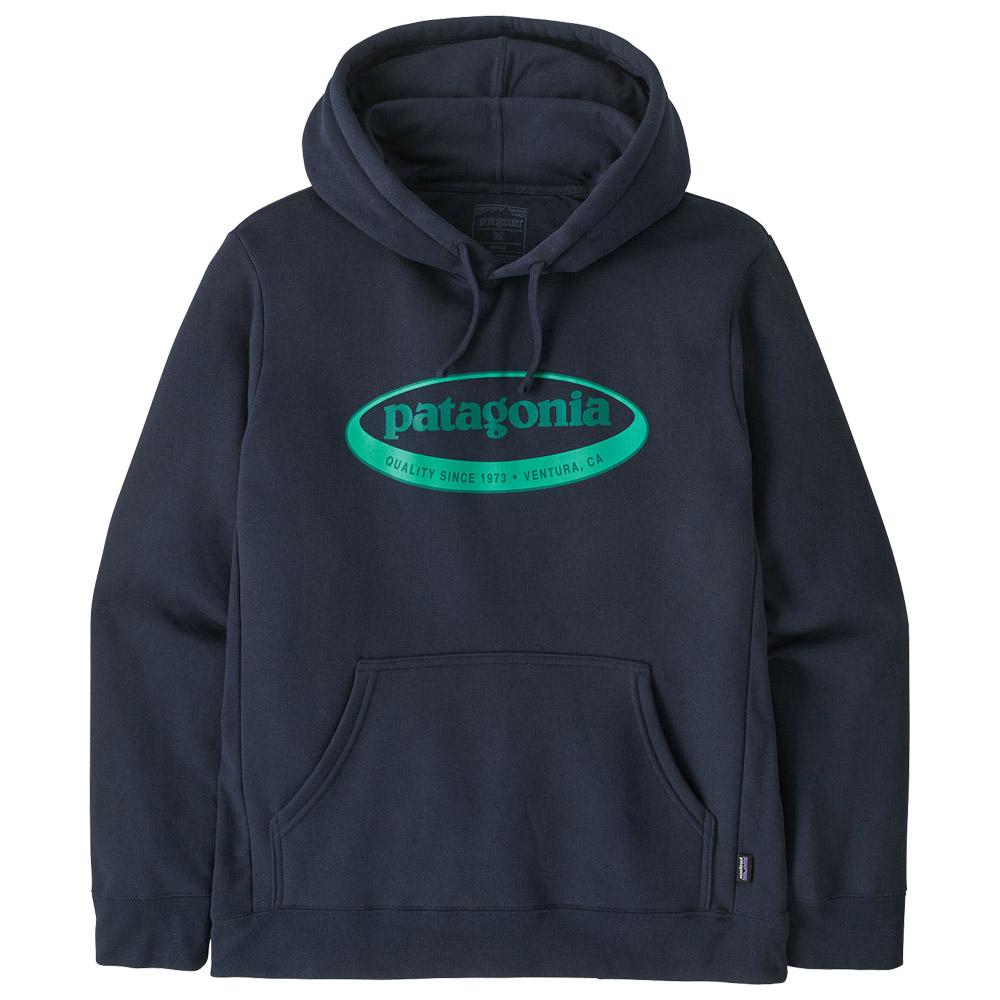 Patagonia - '95 Oval Logo Uprisal Hoody New Navy - M - Sweatshirt - Größe M - Blau - Herren - Glisshop.de