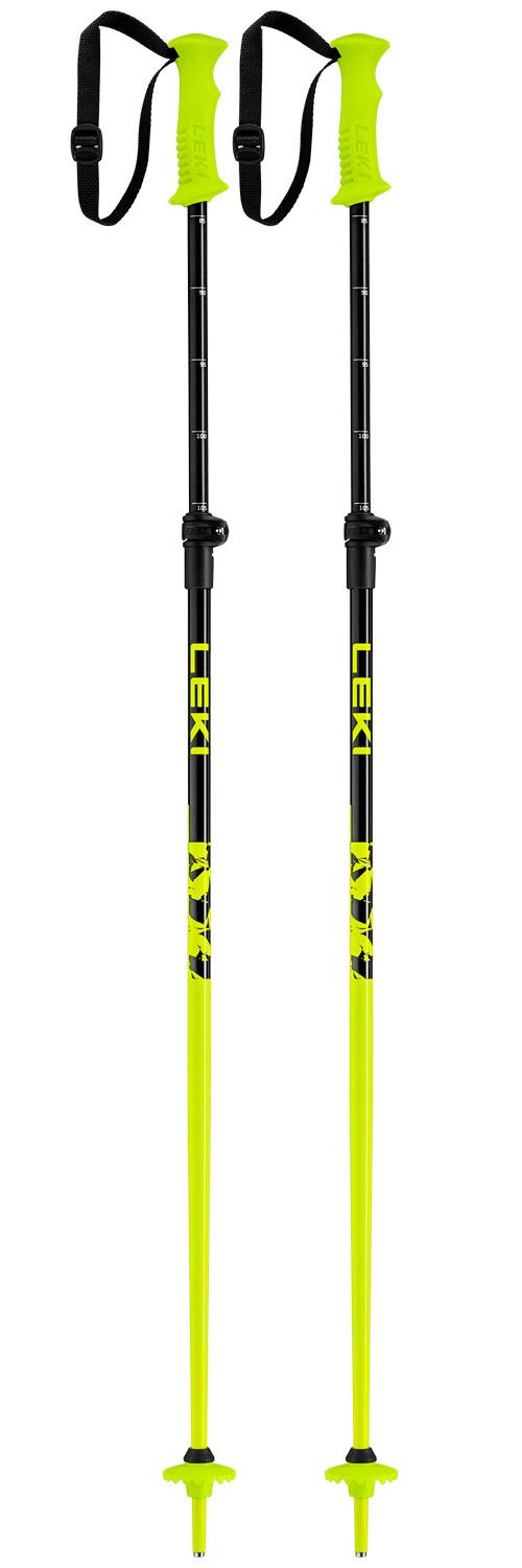 Stöcke Leki Rider Vario Neon Yellow Black - Winter 2025 | Glisshop