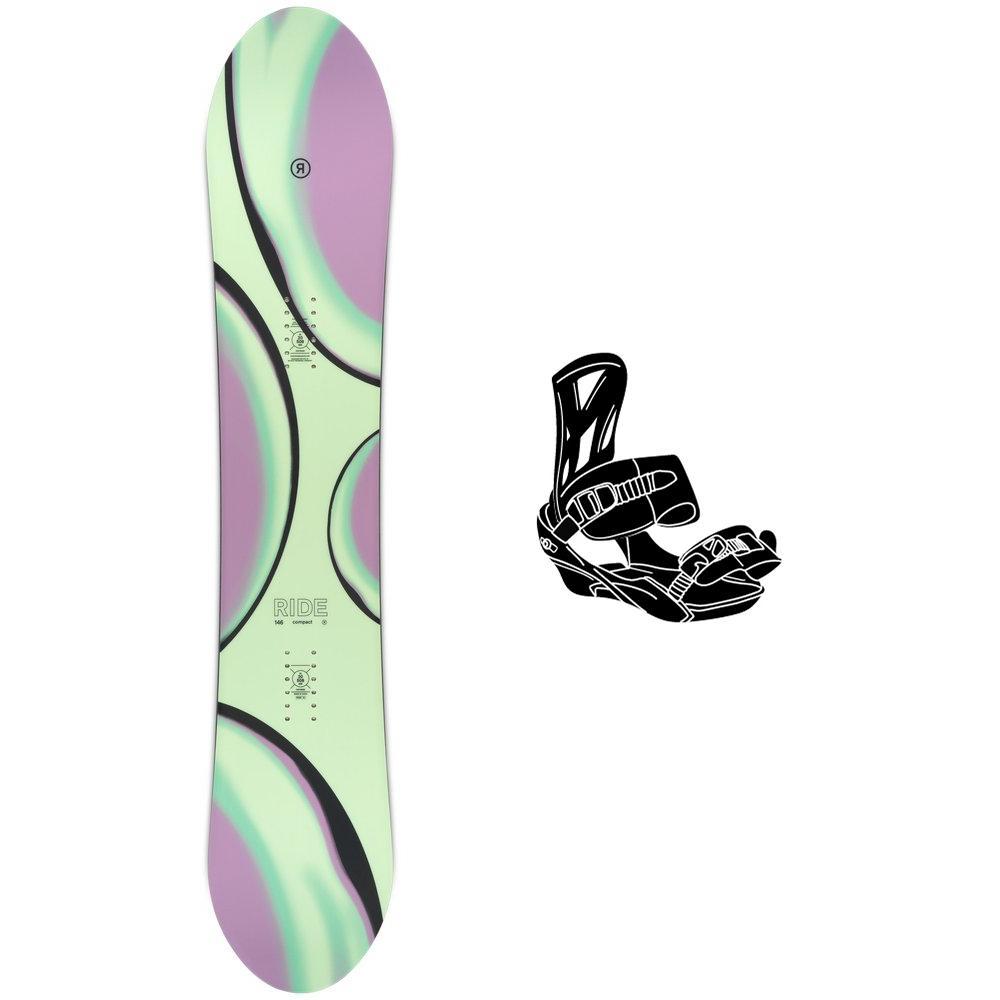 Ride - Pack Snowboard Compact - 142 + Queen - Snowboard