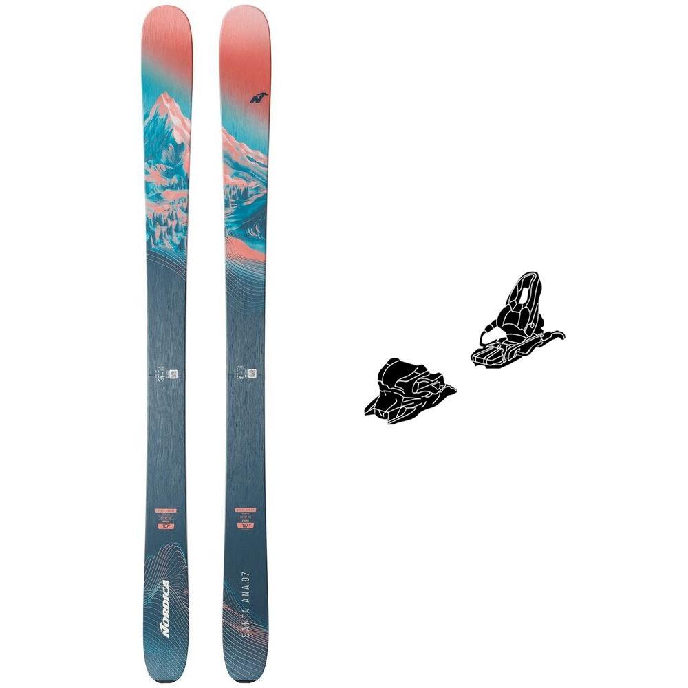Nordica - Pack Ski Santa Ana 97 - 161 + Attack Lyt 11 Gw Br.110 Solid Black - Ski