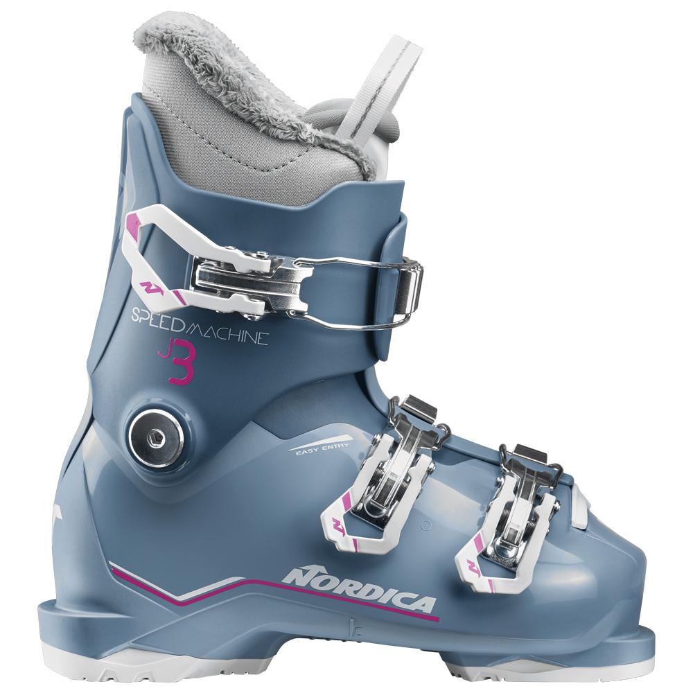 Nordica - Speedmachine J 3 Blue Light Blue Fuchsia - 22.5 - Skischuh