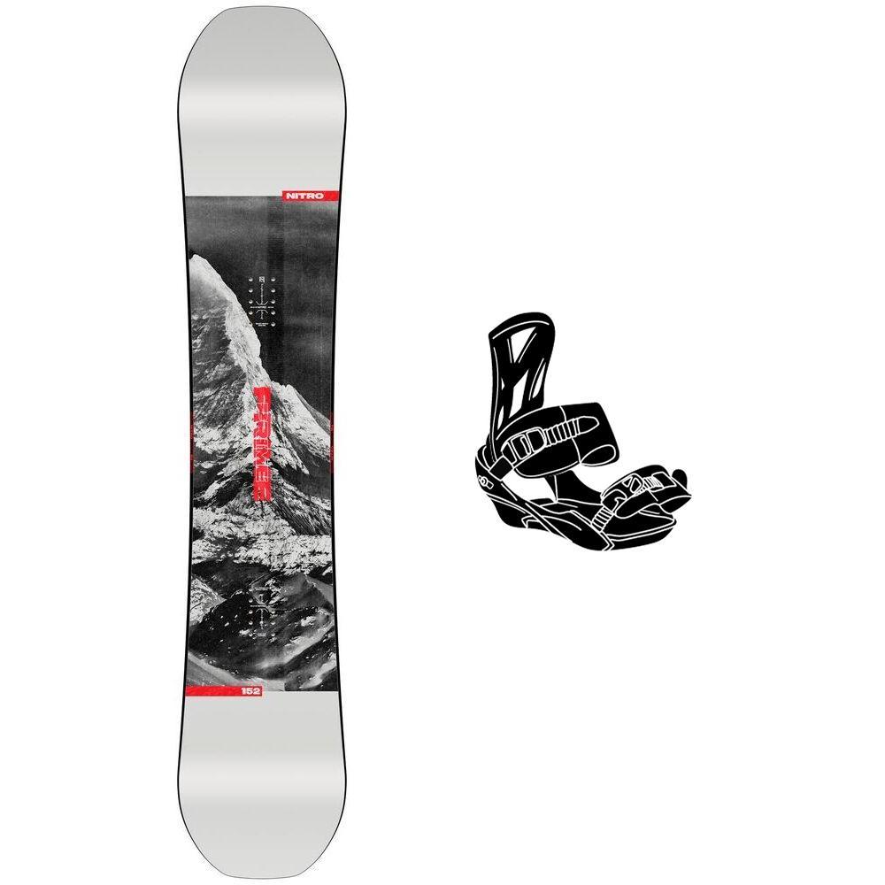 Nitro - Pack Snowboard Prime Raw - 158 + Talent - Snowboard