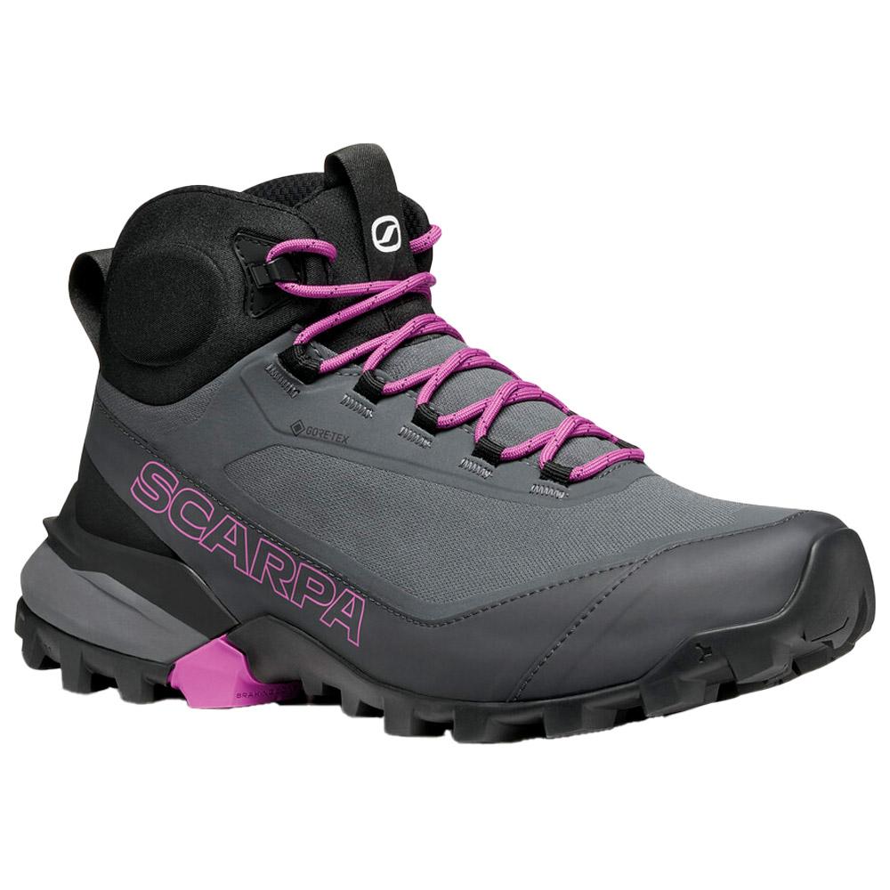Scarpa - Ribelle Cross 2 Mid Gore-Tex Wmn Dark Gray Purple - 39 - Fast-Hikingschuhe - Größe 39 - Lila - Damen - Glisshop.de