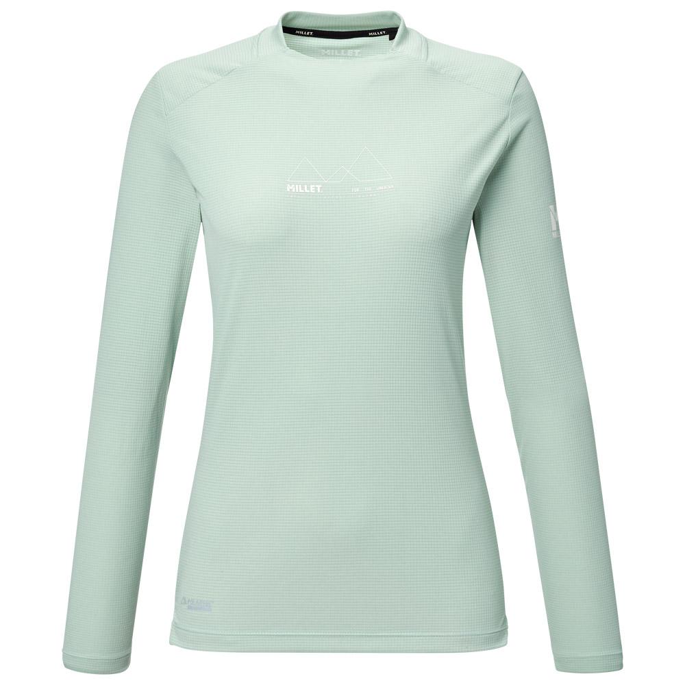 Millet - Kamet LS W Seaweed - M - Climbing tee-shirt