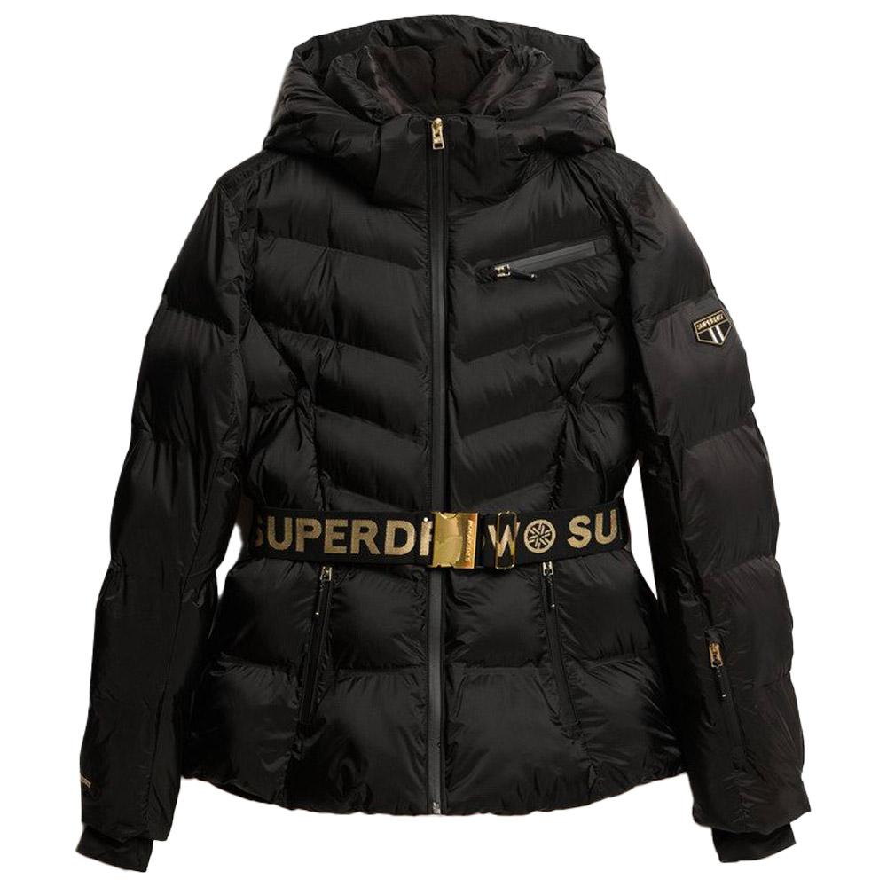 Superdry Technical jacket Luxe Puffer Jacket Black Winter 2025 Glisshop