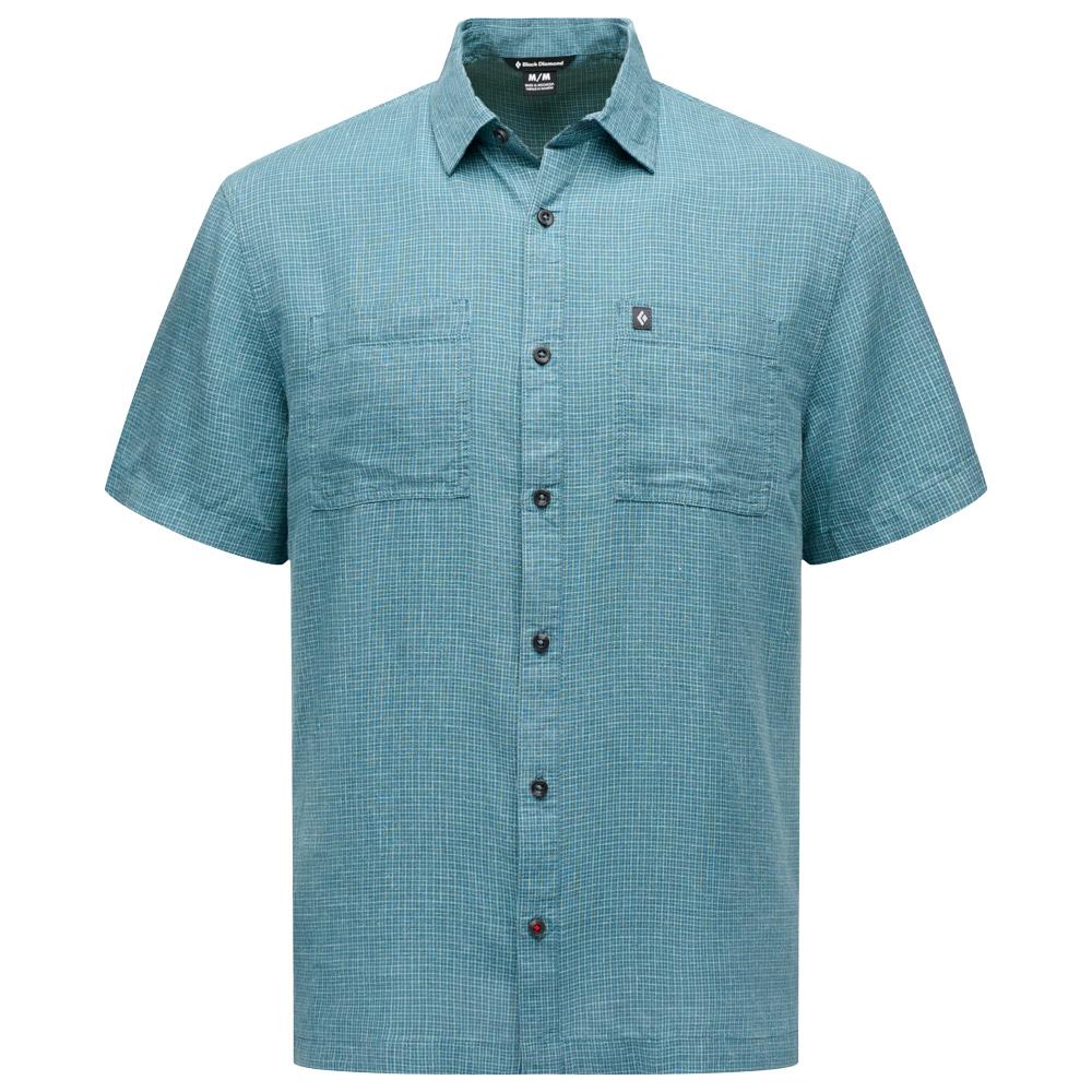 Black Diamond - Scenic Route Short Sleeve Midnight Blue Glacier - XL - Hiking shirt