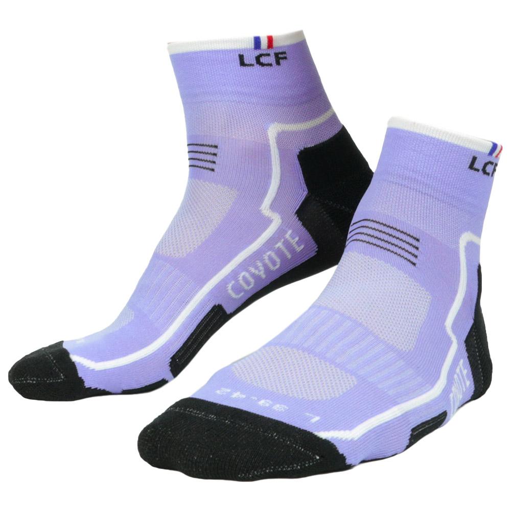 La Chaussette de France - Coyote Mid Lila - 35-38 - Socken - Größe 35-38 - Lila - Glisshop.de