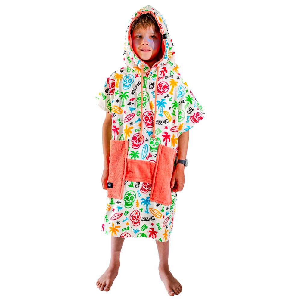 All-In - Junior Crew Ponchos Skully - Changing Robe
