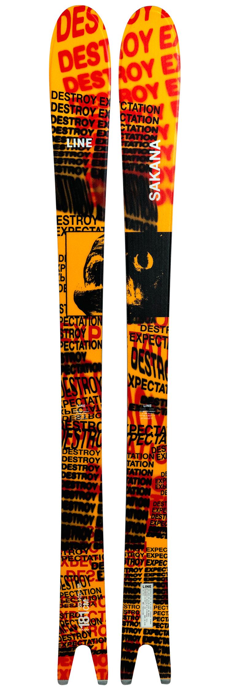Line - Pack Ski Sakana - 166 + Attack Lyt 11 Gw Br.110 Solid Black - Ski