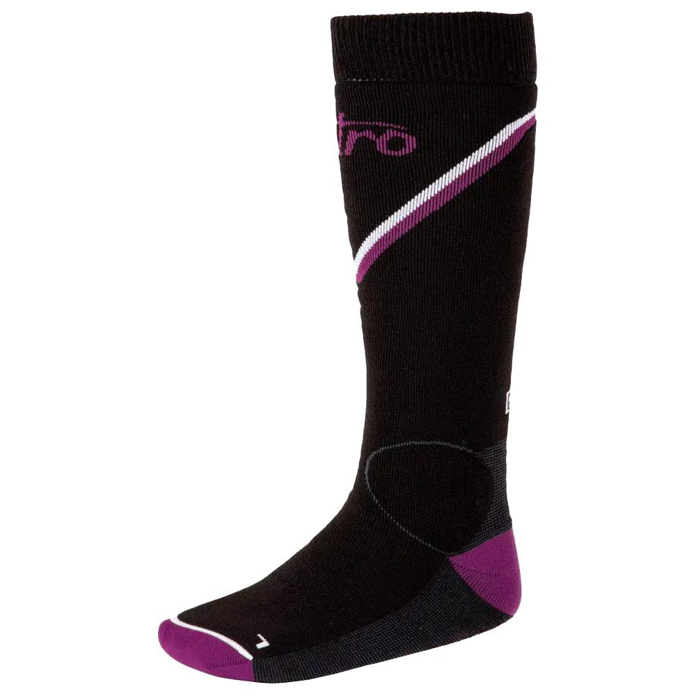 Nitro - Monarch Women's Socks Black Grey Purple White - S - Socken - Größe S - Schwarz - Damen - Glisshop.de