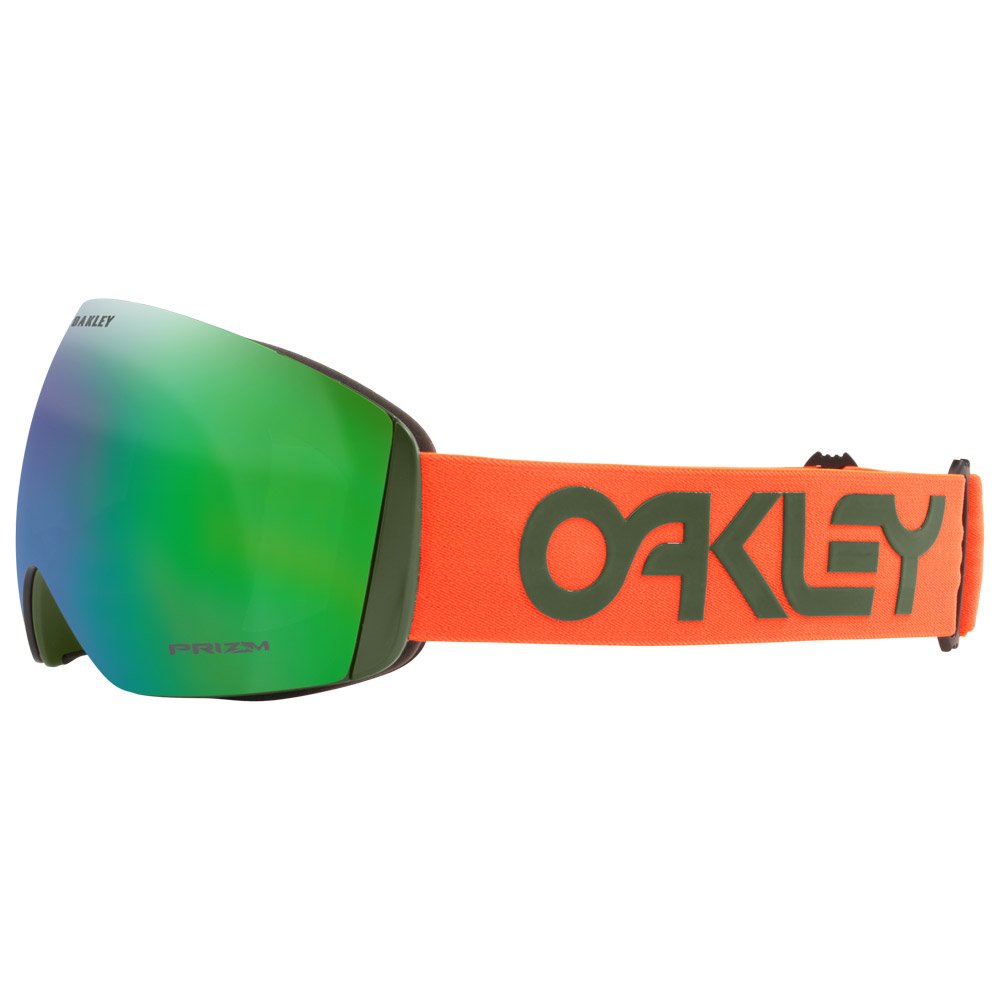 Oakley Goggles Flight Deck L Factory Pilot Orange Dark Brush Prizm Jade  Iridium - Winter 2021 | Glisshop