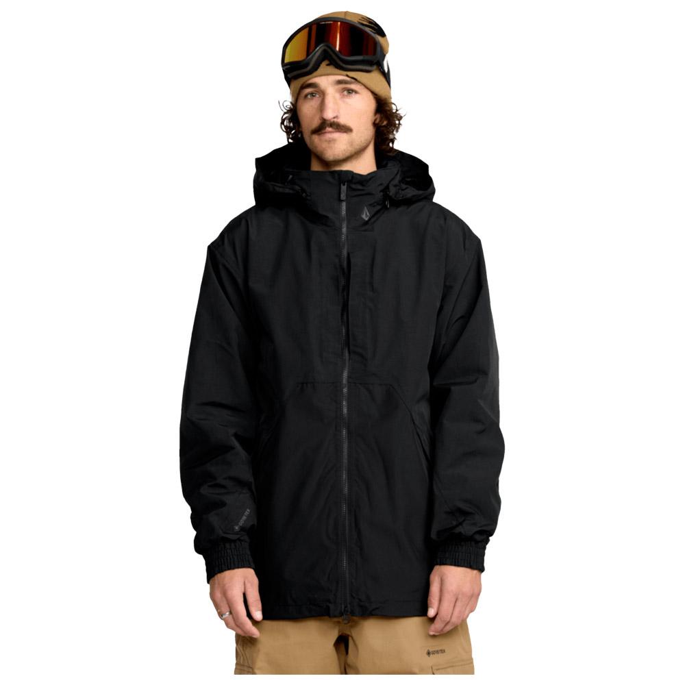 Volcom - Longo Gore Tex Jacket Black - S - Funktionsjacke - Größe S - Schwarz - Herren - Glisshop.de