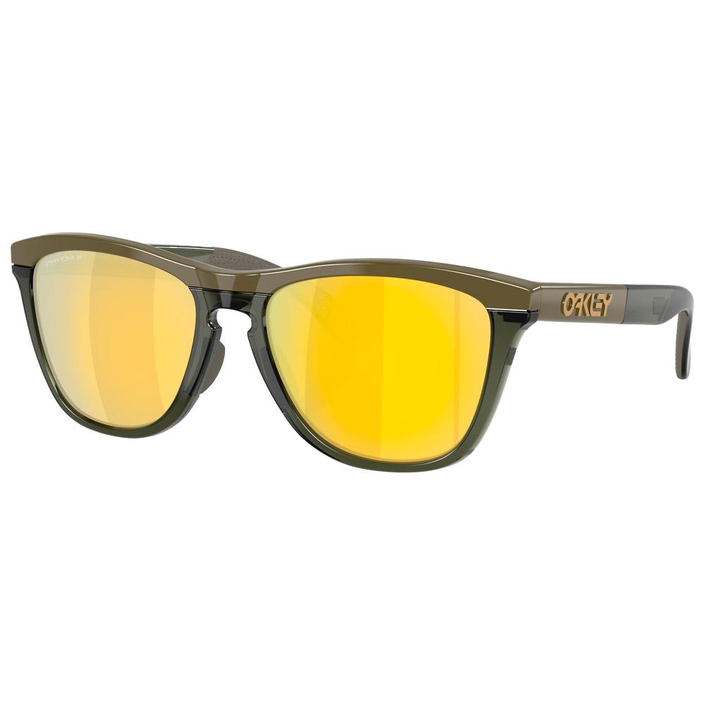 Oakley - Frogskins Range XL Dark Brush Prizm 24k Polarized - Sonnenbrille - Gelb - Glisshop.de