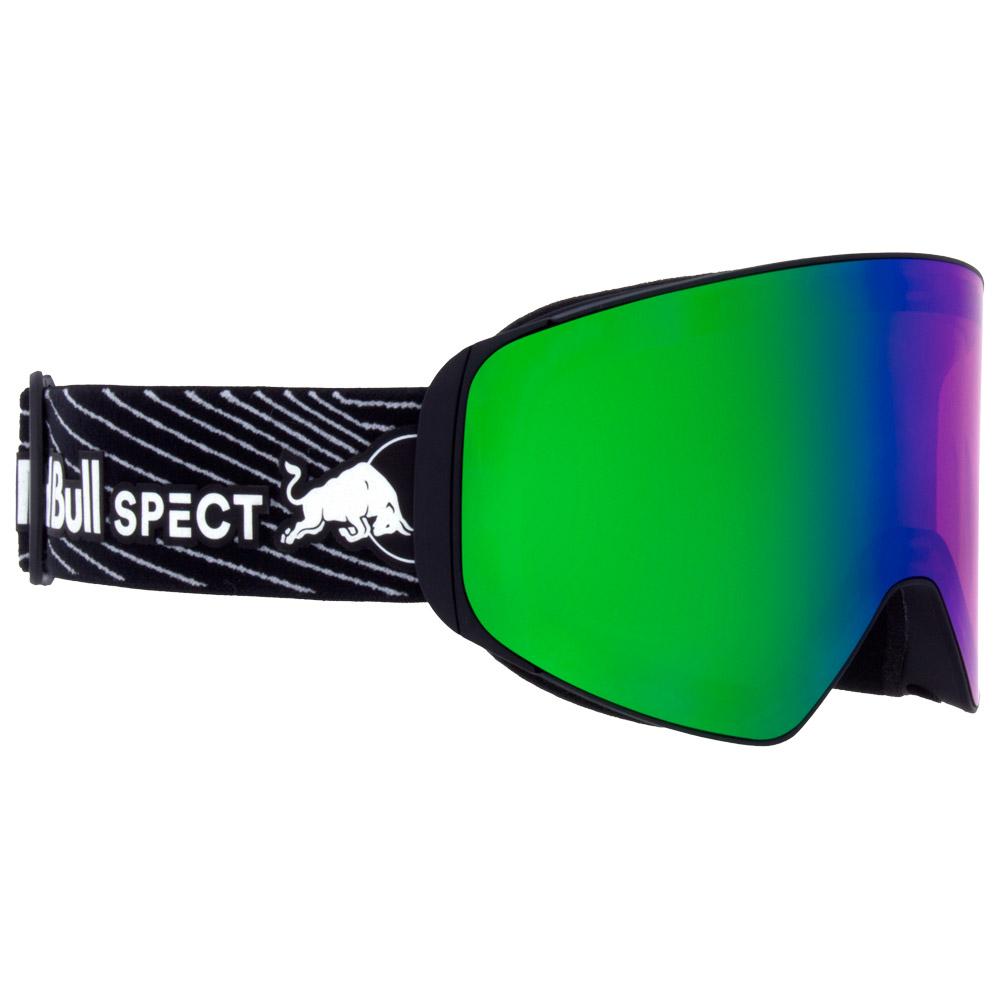 Red Bull Spect - Jam Matt Black Rose Green Mirror + Cloudy Snow - Goggles