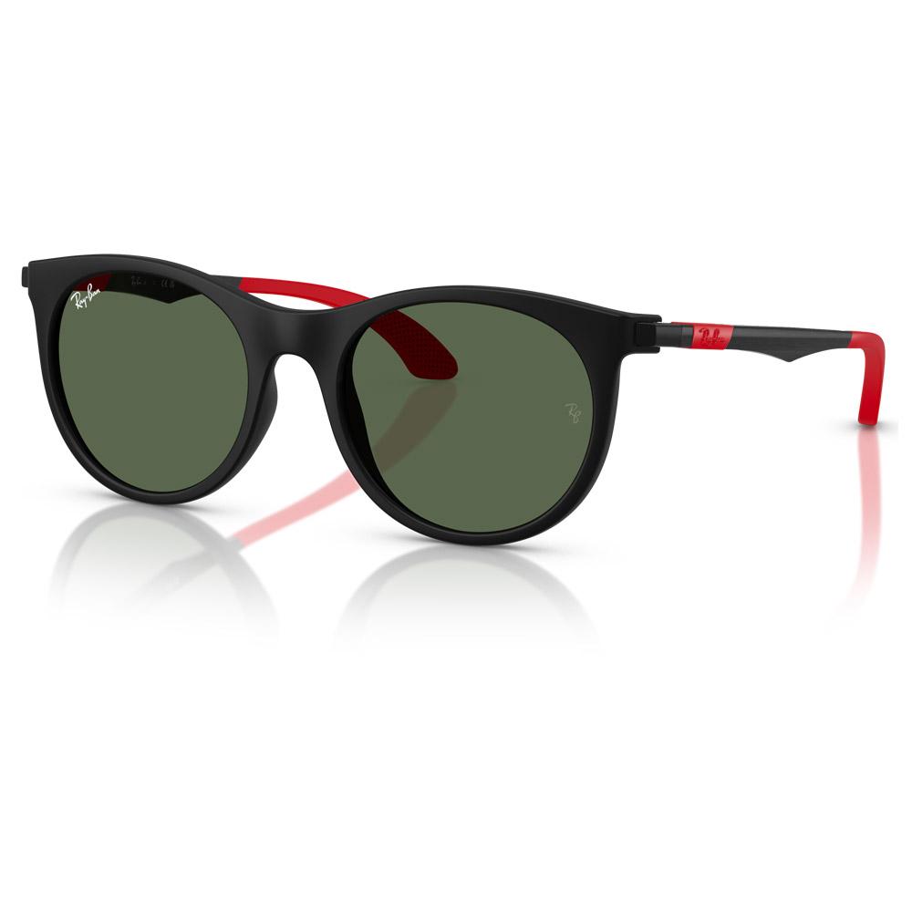 Ray Ban - Rb9082S Kids Mat Black Dark Green - Sonnenbrille - Schwarz - Glisshop.de